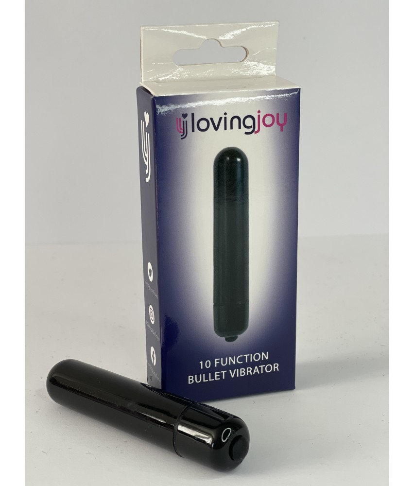 Loving Joy 10 Function Obsidian Bullet Vibrator